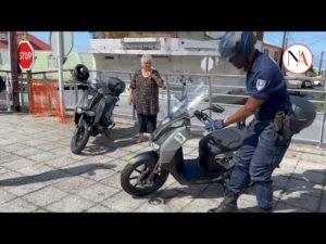Saint-Claude: Mise en fonction de deux scooters électriques pour la police municipale.